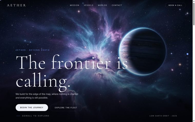 AETHER — deep space