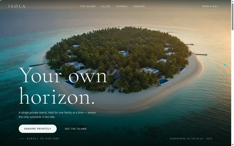 ISOLA — resort villa