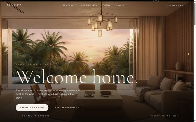 MARÉA — cinematic villa